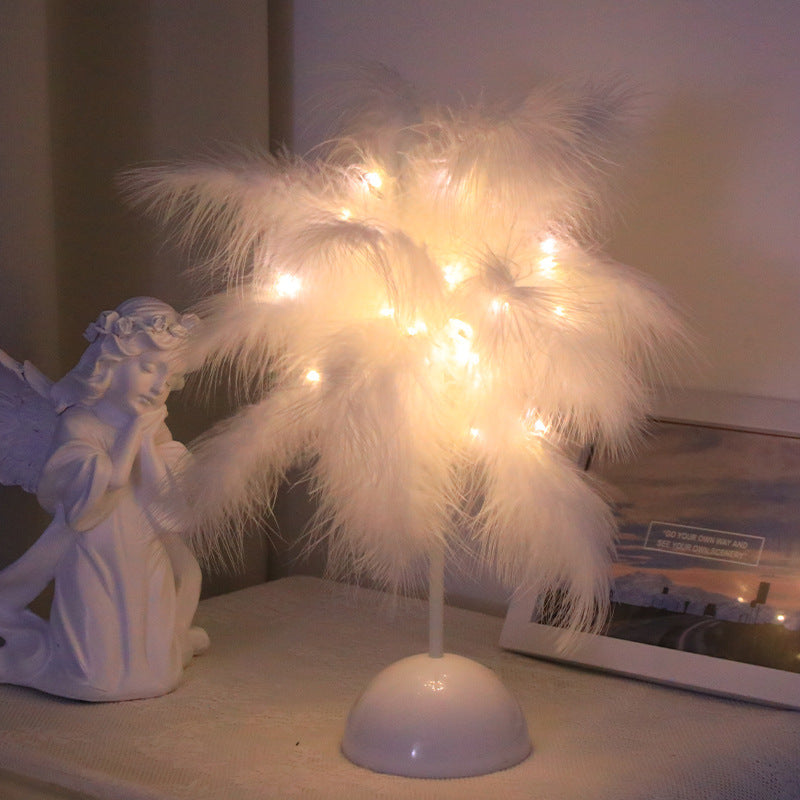 This Little Feather Lamp Changed the Way I Wind Down (And It Has More Than One Color)