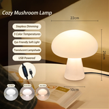 Cream Style Mushroom Table Lamp