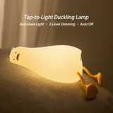Lying Flat Duck Silicone Night Light