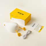 Lying Flat Duck Silicone Night Light