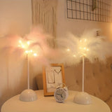 LED Feather Night Light