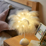 LED Feather Night Light