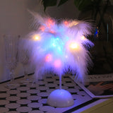 LED Feather Night Light
