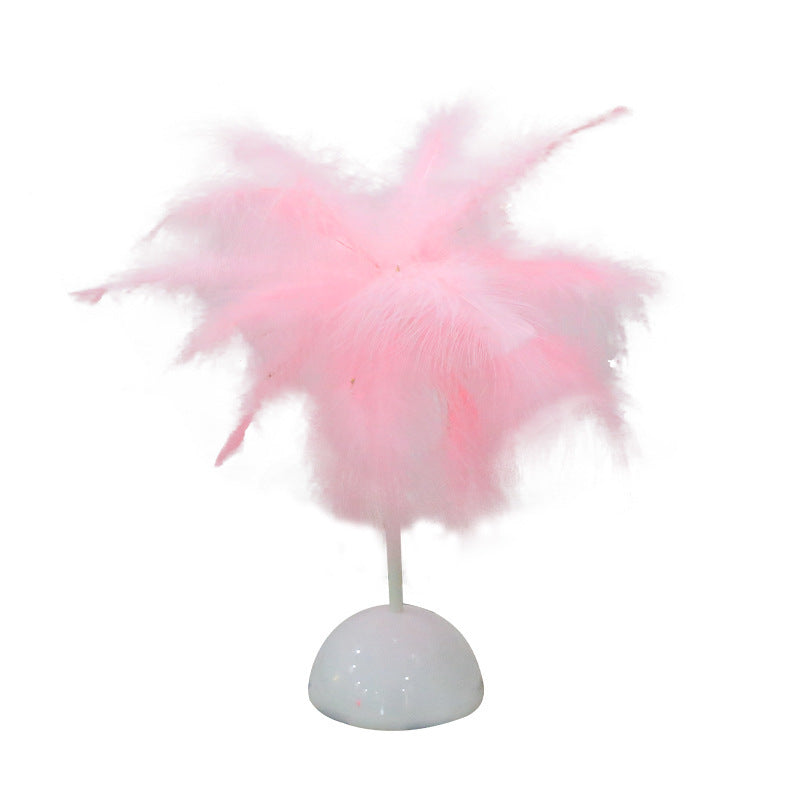 LED Feather Night Light