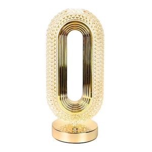 Light luxury crystal table lamp